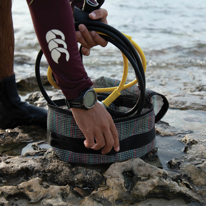 Mesh Upcycled Scuba Regulator Set Bag