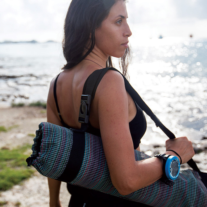 Dunfrēzen Upcycled Multi-Colored Yoga Bag