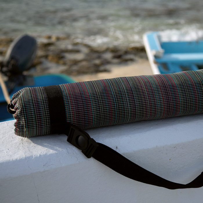 Dunfrēzen Upcycled Multi-Colored Yoga Bag